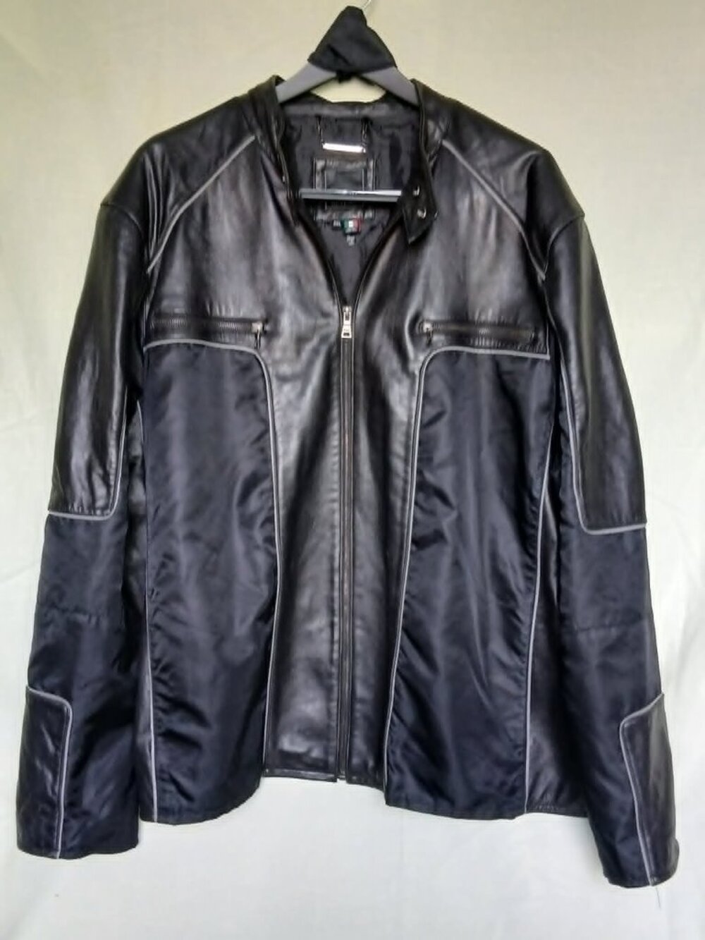 ENVY by Knoles & Carter Men's Black Italian Lambskin Leather Jacket